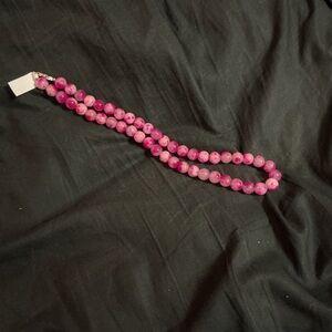 Sugar Agate Beaded Necklace 308.5 ctw (18 in)
